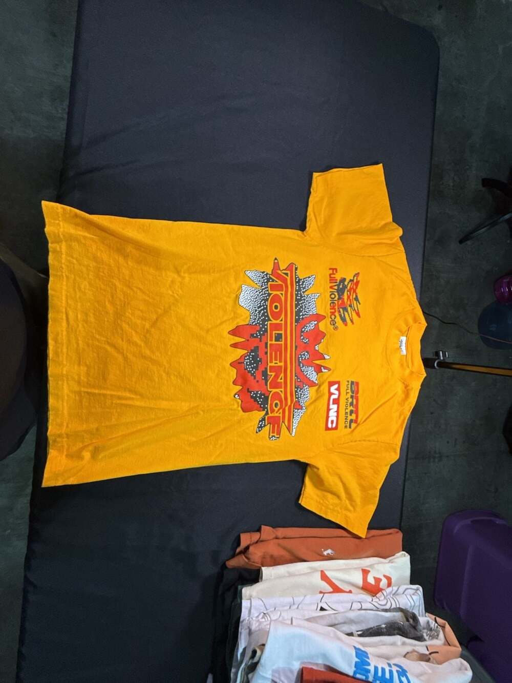 Full Violence Graphic T-Shirt on Shaka Wear Heavyweight Blank